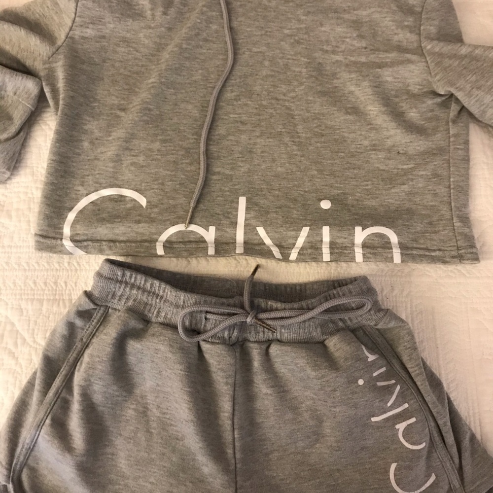 calvin klein 2 piece set